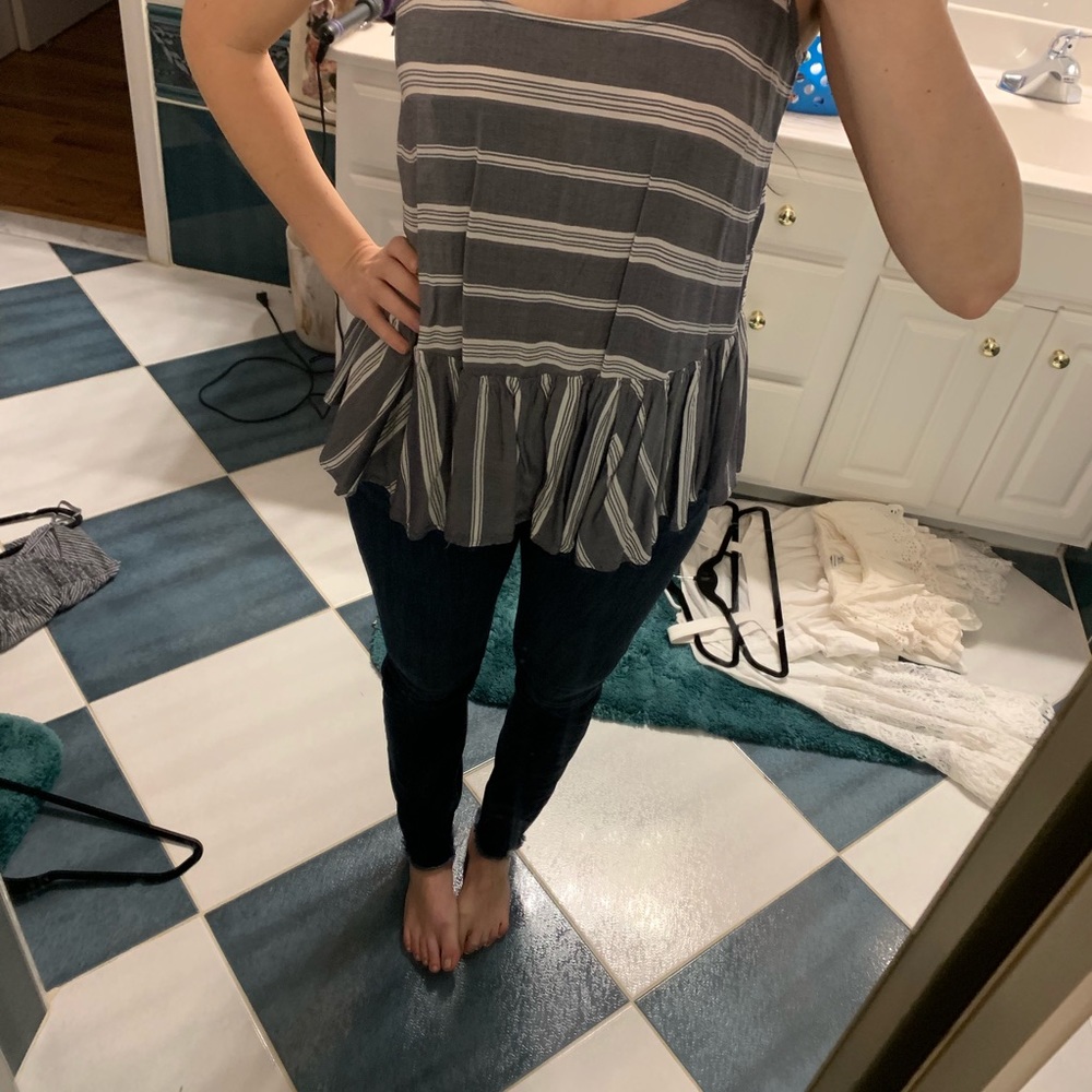 Old Navy peplum tank